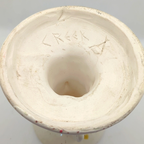 Creek Pottery - Native American Totem Pole Candle Stand - Picture 8 of 10